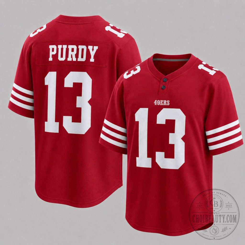 Brock Purdy San Francisco 49ers Number 13 Football Jersey Brock Purdy San Francisco 49ers Number 13 Football Jersey