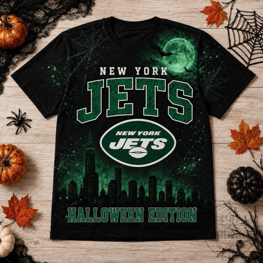 New York Jets NFL Fan Shirt Halloween Edition, Premium Football Team T-Shirt New York Jets NFL Fan Shirt Halloween Edition, Premium Football Team T-Shirt