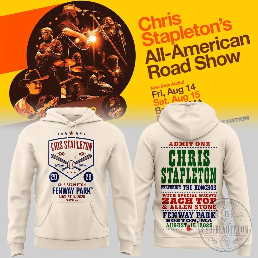 Chris Stapleton All-American Road Show Fenway Park Concert Hoodie