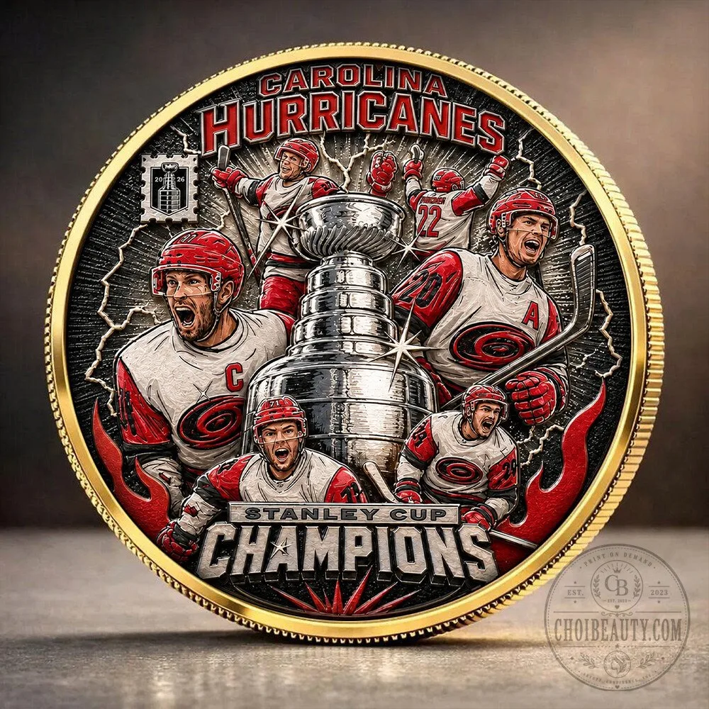 Carolina Hurricanes Stanley Cup Champions 2026 Commemorative Coin 2 Carolina Hurricanes Stanley Cup Champions 2026 Commemorative Coin