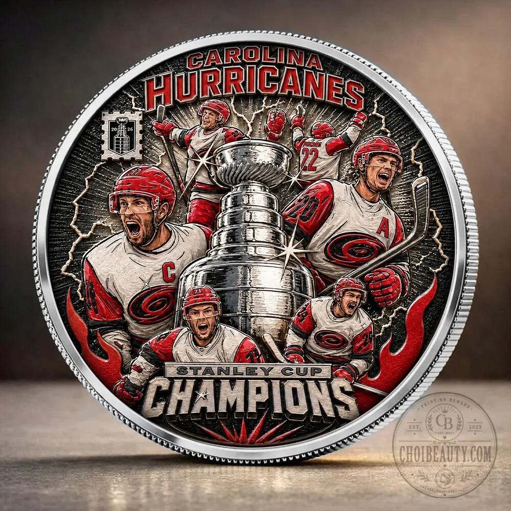 Carolina Hurricanes Stanley Cup Champions 2026 Commemorative Coin 8 Carolina Hurricanes Stanley Cup Champions 2026 Commemorative Coin