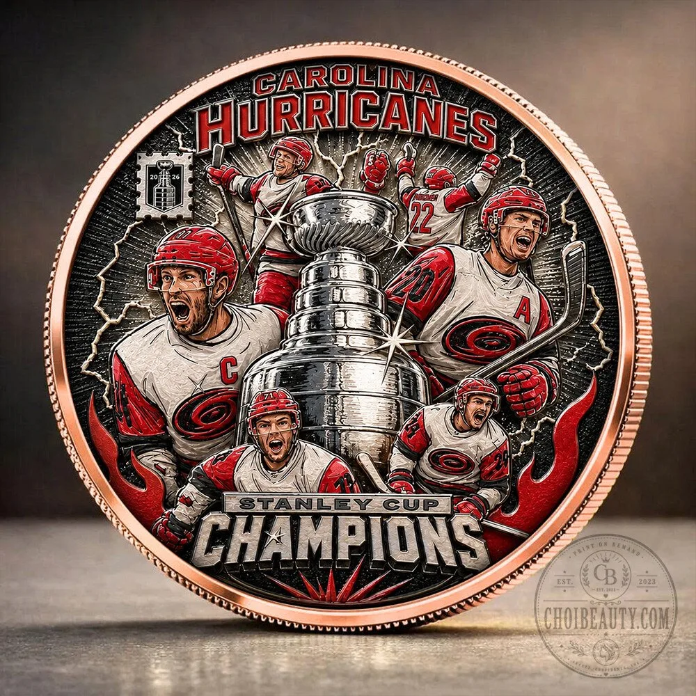 Carolina Hurricanes Stanley Cup Champions 2026 Commemorative Coin 9 Carolina Hurricanes Stanley Cup Champions 2026 Commemorative Coin