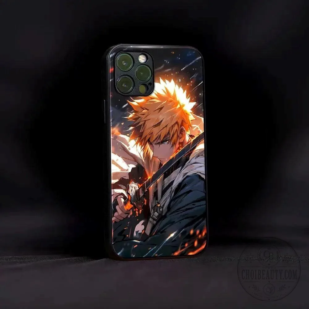 Bleach Ichigo Kurosaki Anime Character Art Phone Case