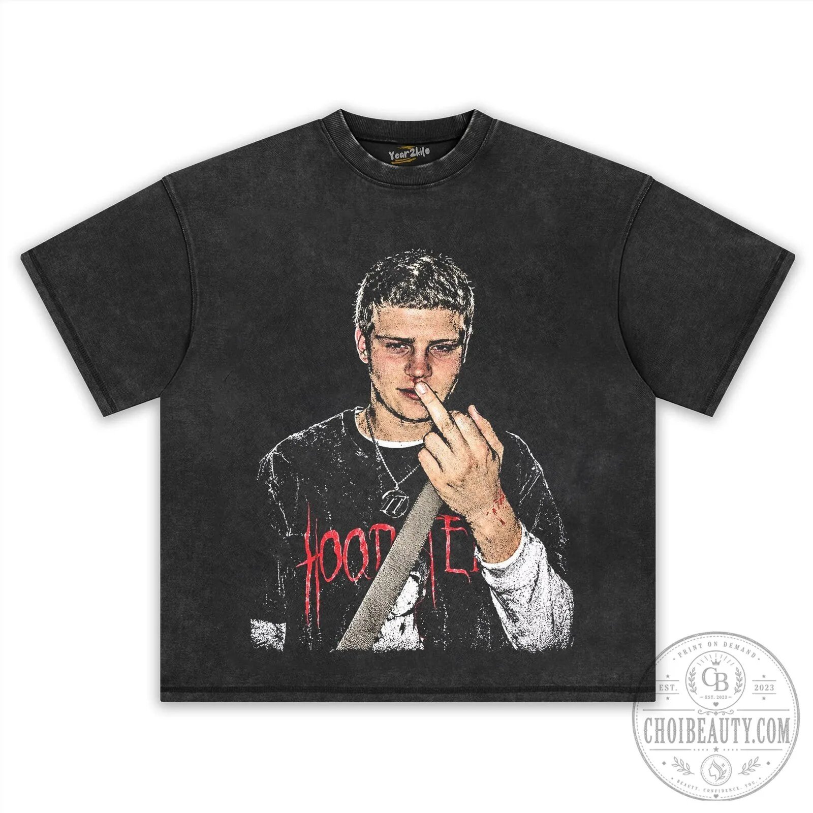 Yung Lean Portrait Black Washed Graphic Oversized T-Shirt 14 Yung Lean Portrait Black Washed Graphic Oversized T-Shirt