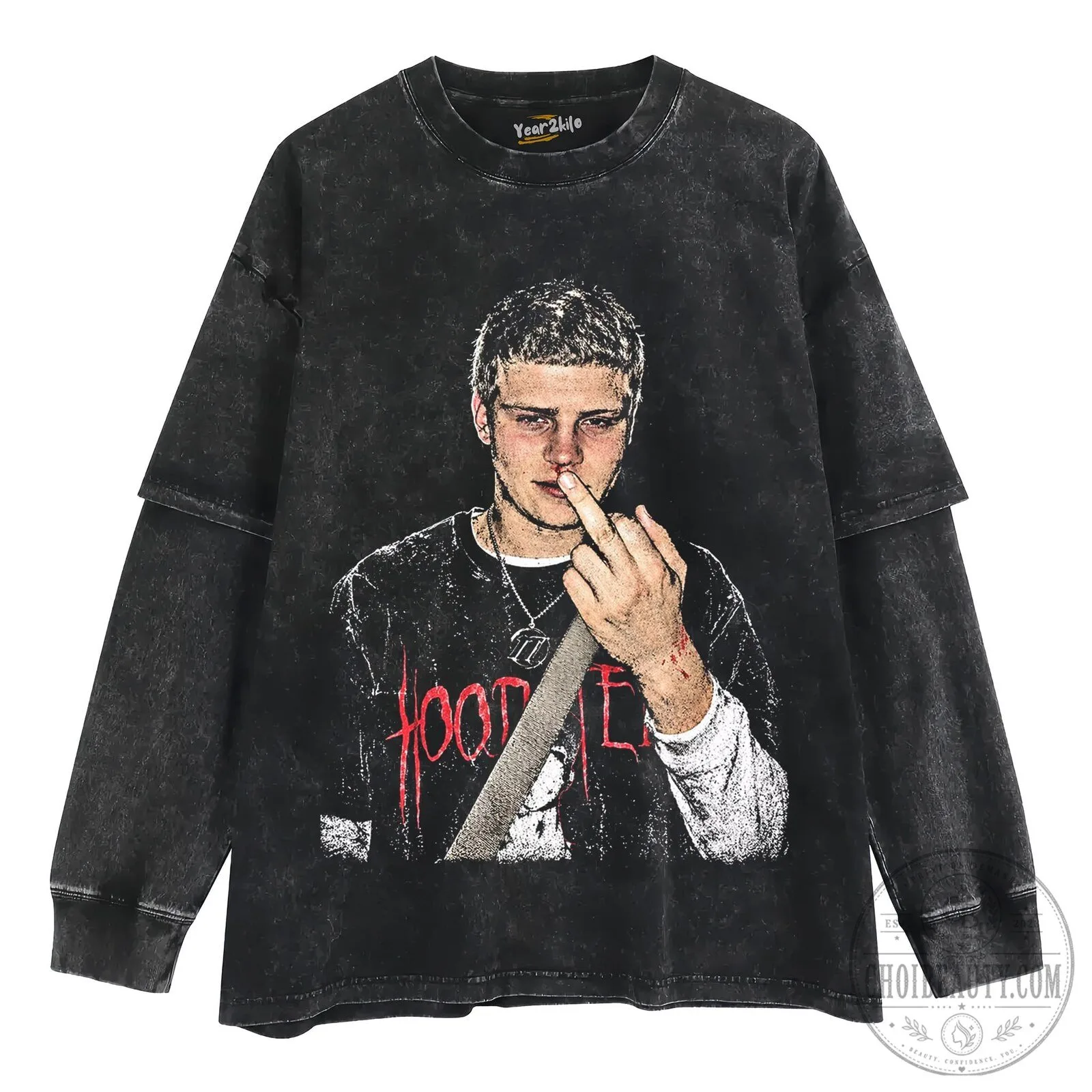 Yung Lean Portrait Black Washed Graphic Oversized T-Shirt 16 Yung Lean Portrait Black Washed Graphic Oversized T-Shirt