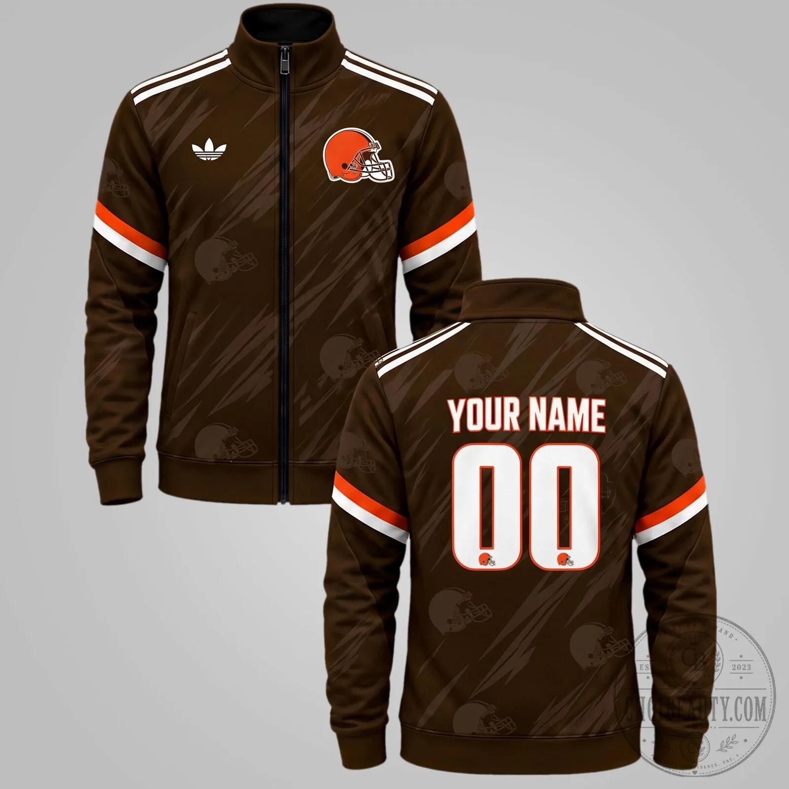 Cleveland Browns Personalized Football Team Fan Jacket 1 Cleveland Browns Personalized Football Team Fan Jacket