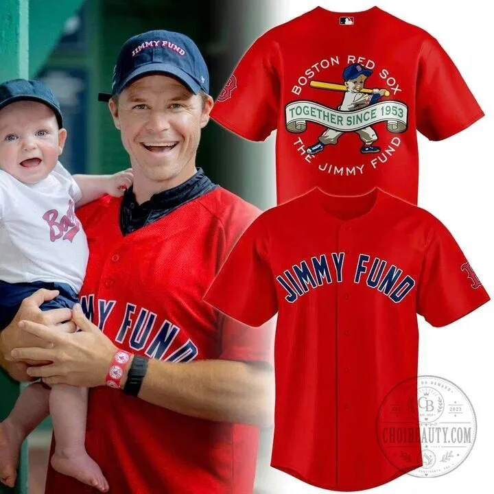 Jimmy Fund Baseball Jersey for Boston Red Sox Fans