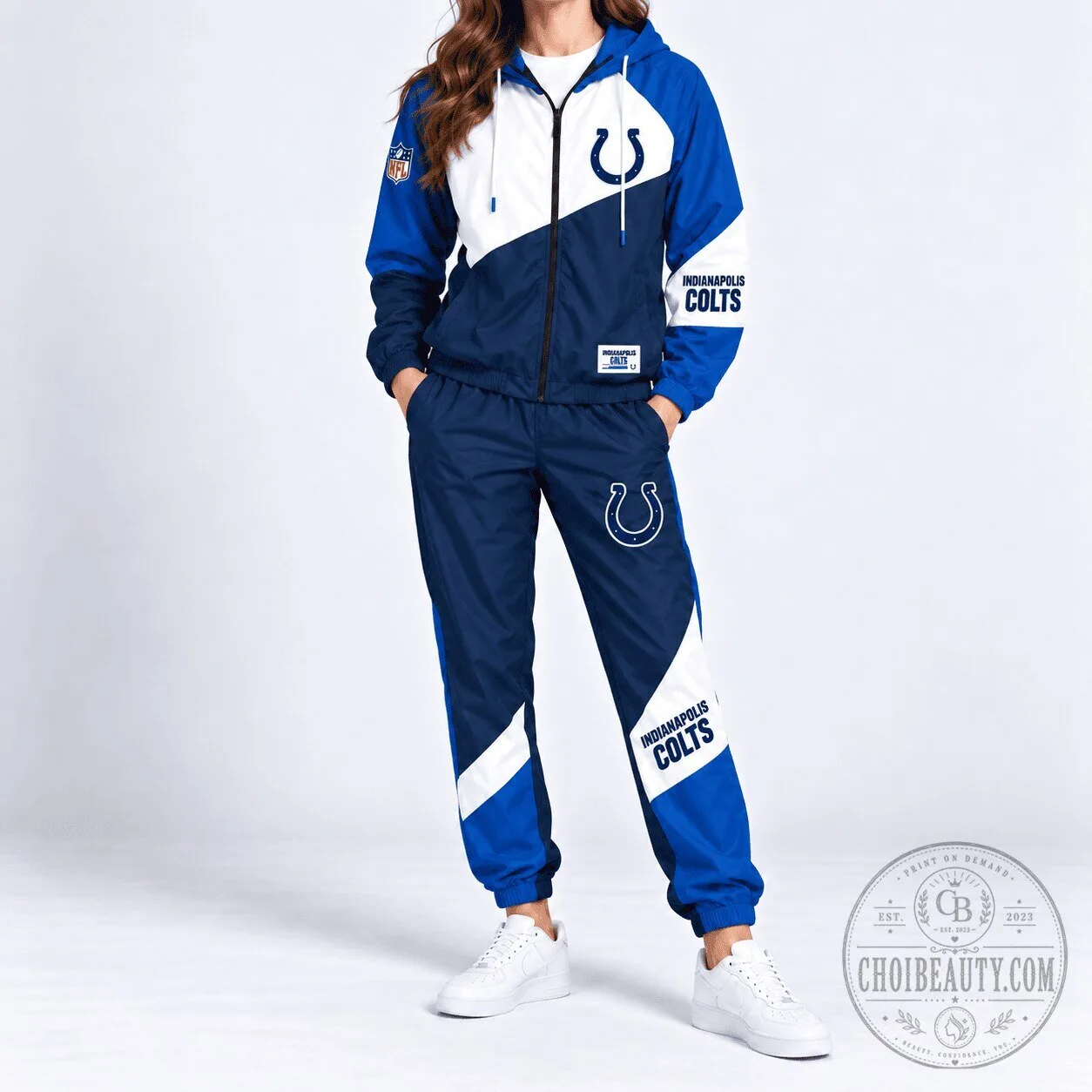 Indianapolis Colts NFL Team Training Days Slash Tracksuit 1 Indianapolis Colts NFL Team Training Days Slash Tracksuit