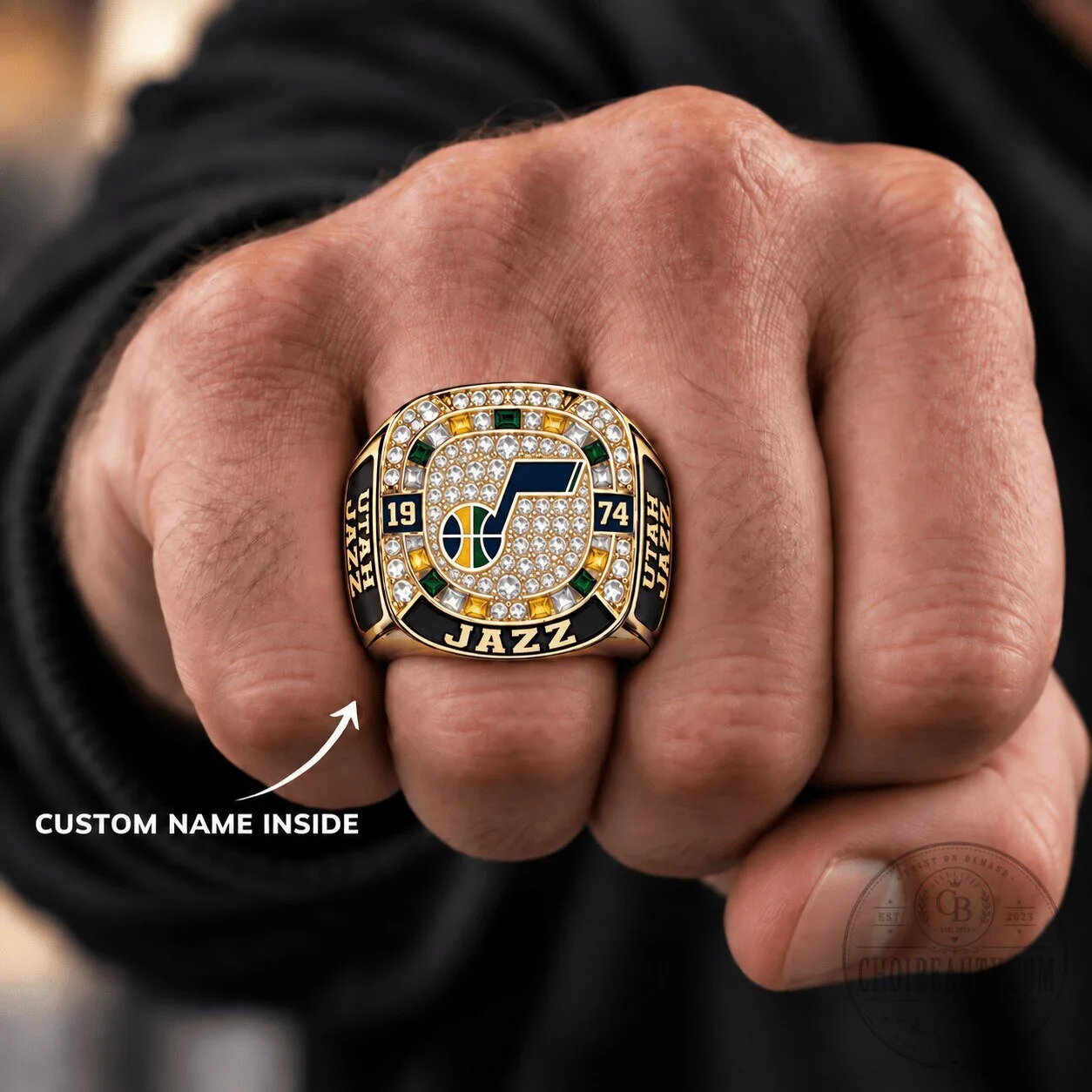 Utah Jazz NBA Championship Commemorative Gold Ring