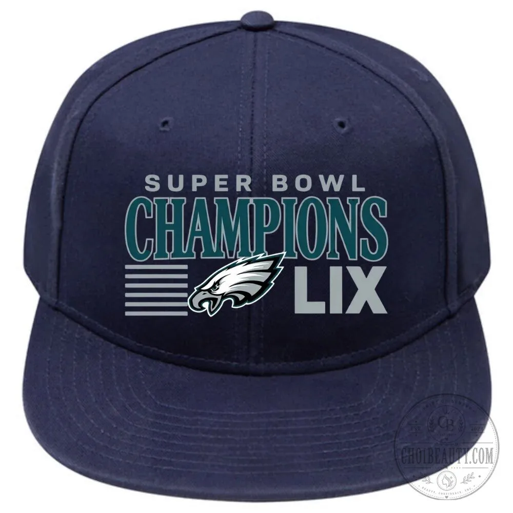 Philadelphia Eagles Super Bowl LIX Champions Snapback Cap Hat 10 Philadelphia Eagles Super Bowl LIX Champions Snapback Cap Hat