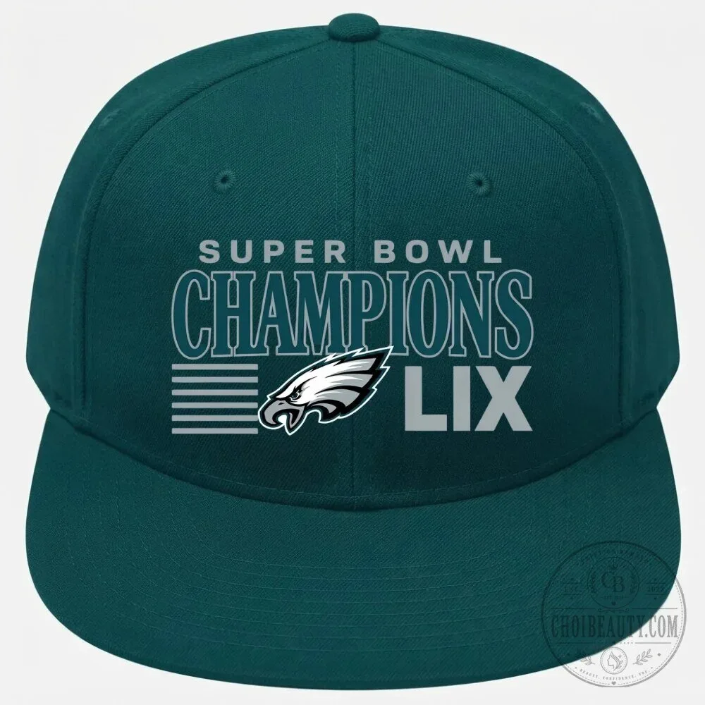 Philadelphia Eagles Super Bowl LIX Champions Snapback Cap Hat 11 Philadelphia Eagles Super Bowl LIX Champions Snapback Cap Hat