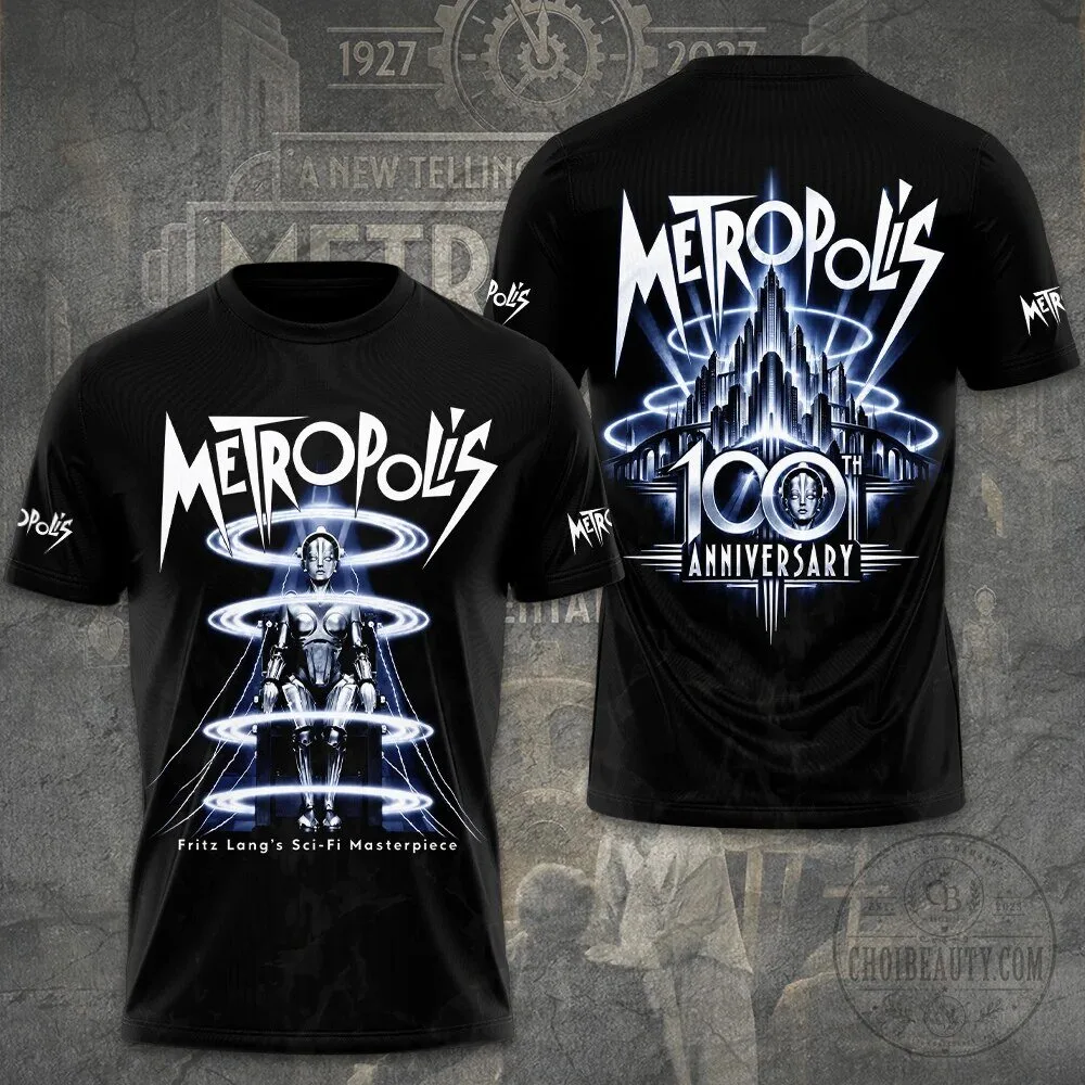 Metropolis 100th Anniversary Maria Robot Fritz Lang Sci-Fi Movie T-Shirt