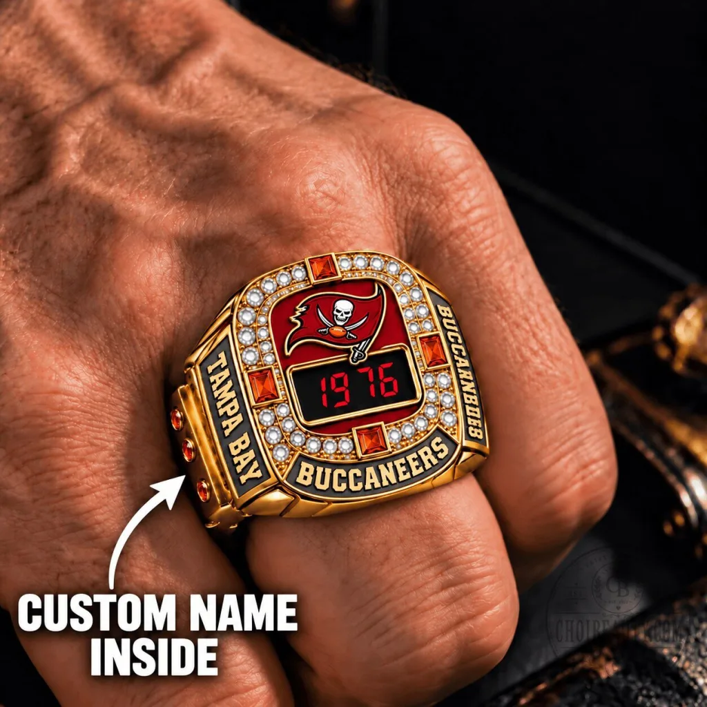 Tampa Bay Buccaneers Super Bowl Championship Ring Custom Engraved Gift Tampa Bay Buccaneers Super Bowl Championship Ring Custom Engraved Gift