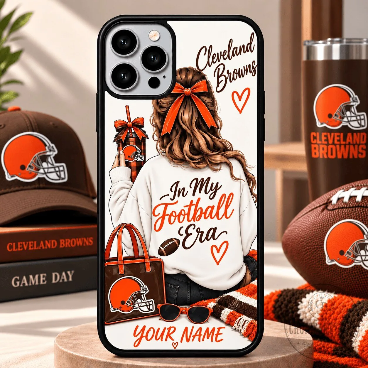 Cleveland Browns Football Era Personalized Phone Case