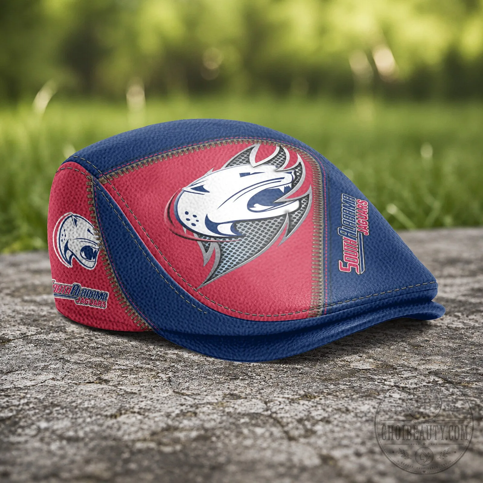 South Alabama Jaguars NCAA College Sports Team Logo Flat Cap Hat