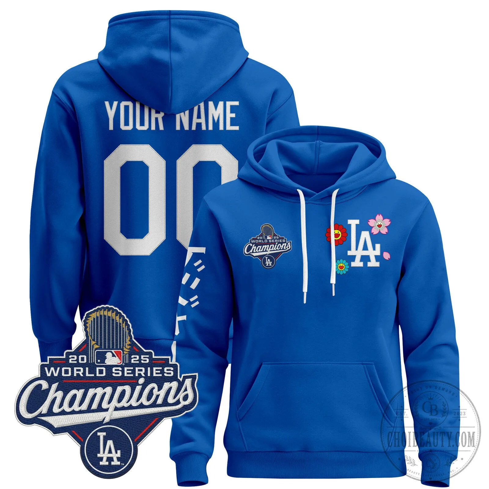 Los Angeles Dodgers Takashi Murakami World Series Champions Hoodie 3 Los Angeles Dodgers Takashi Murakami World Series Champions Hoodie