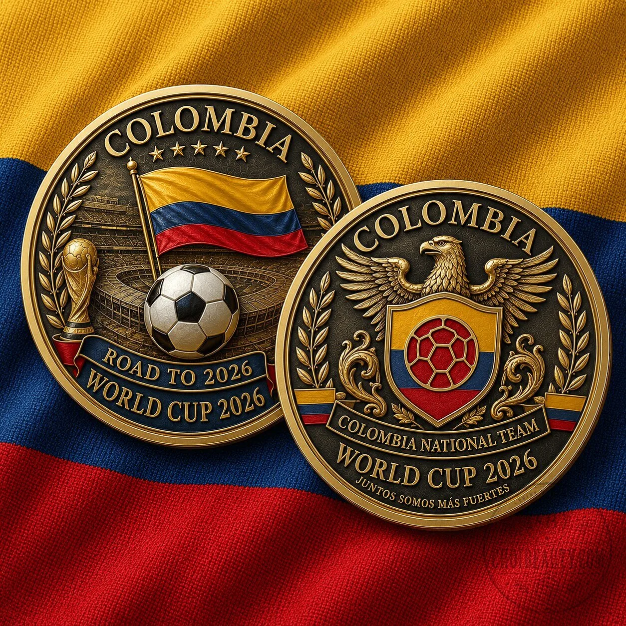 Colombia National Team World Cup 2026 Commemorative Coin