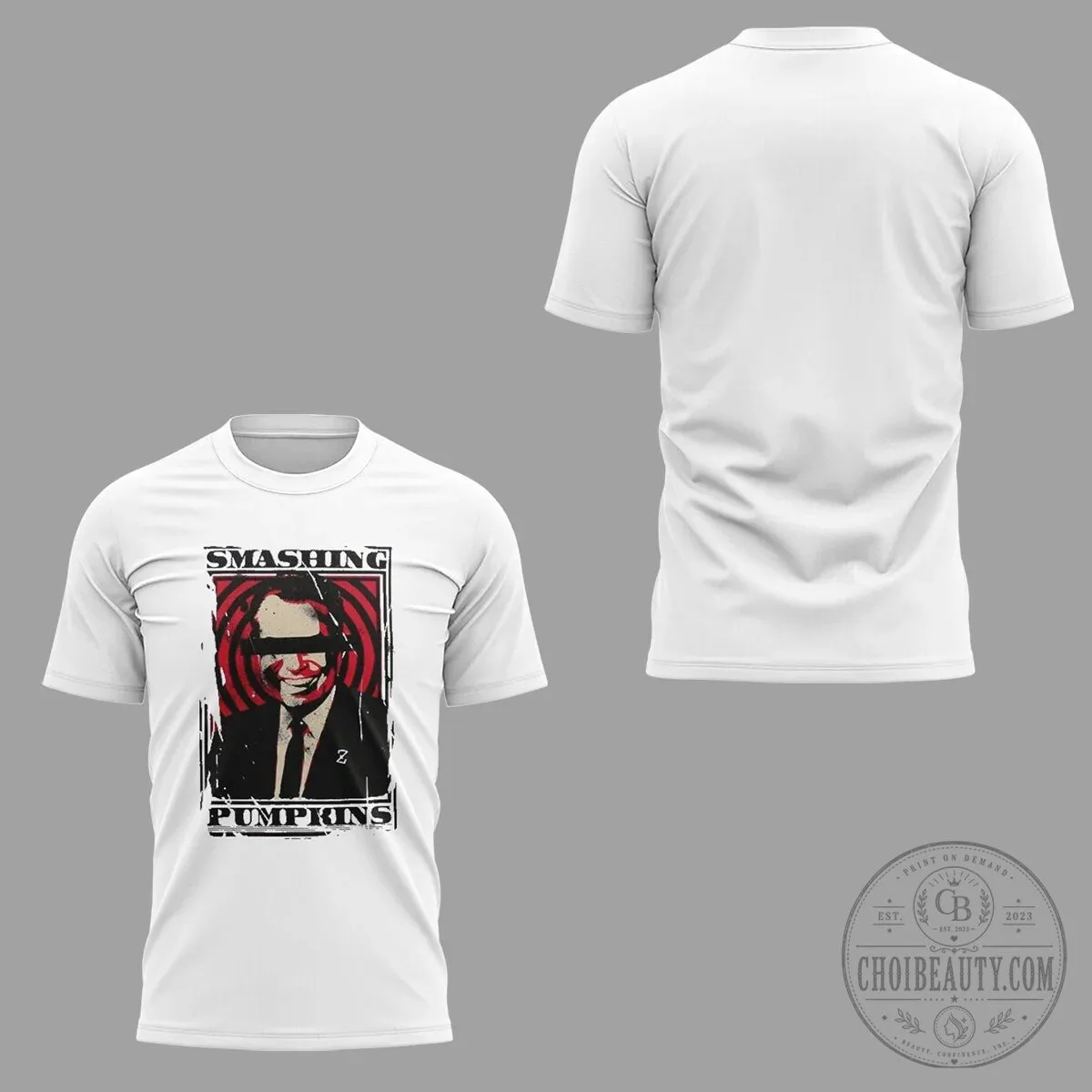 The Smashing Pumpkins Rats In A Cage Tour Graphic White T-Shirt 7 The Smashing Pumpkins Rats In A Cage Tour Graphic White T-Shirt