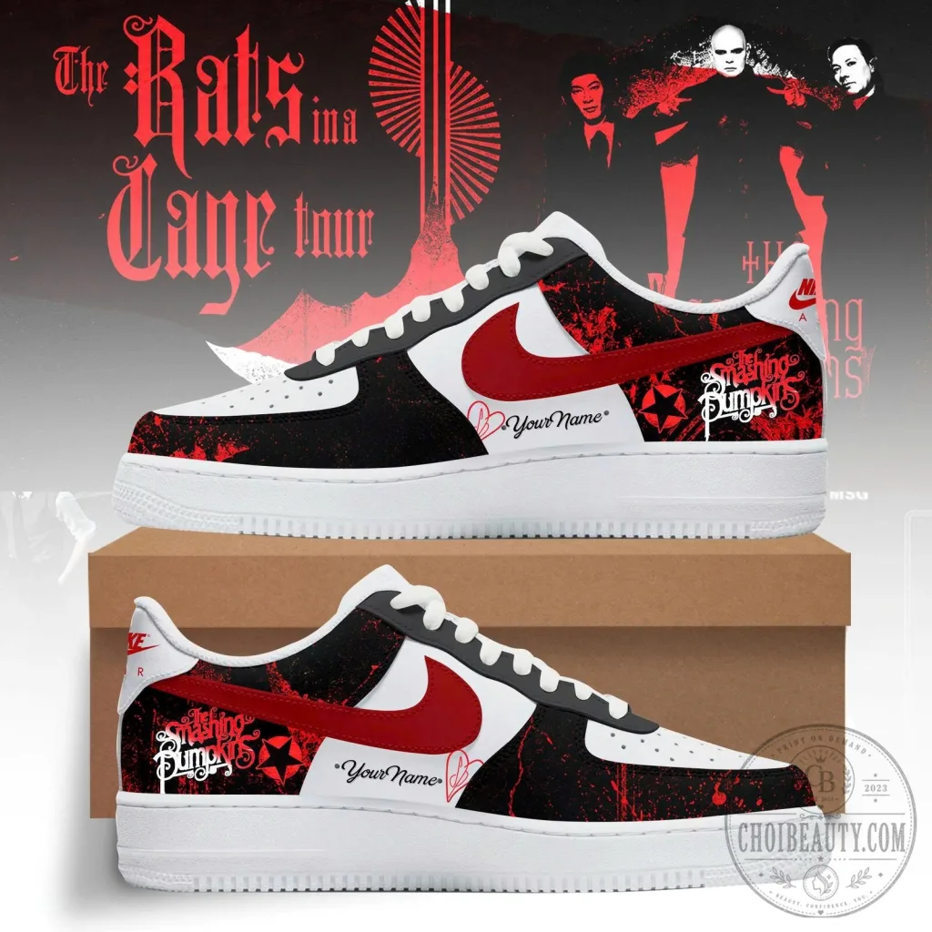 The Smashing Pumpkins Zero Star Bloodstep Custom Shoes The Smashing Pumpkins Zero Star Bloodstep Custom Shoes