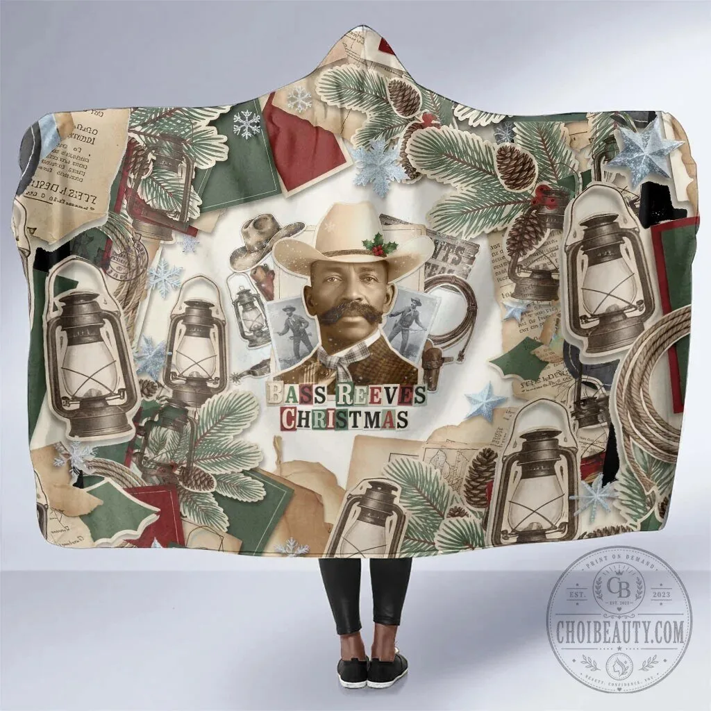 Bass Reeves Christmas Western Frontier Old West Marshal Hooded Blanket 6 Bass Reeves Christmas Western Frontier Old West Marshal Hooded Blanket