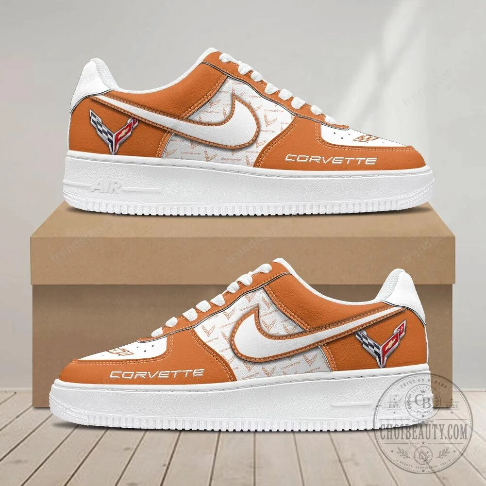 Corvette Blue and White Patterned Sports Sneakers Shoes 22 Corvette Blue and White Patterned Sports Sneakers Shoes