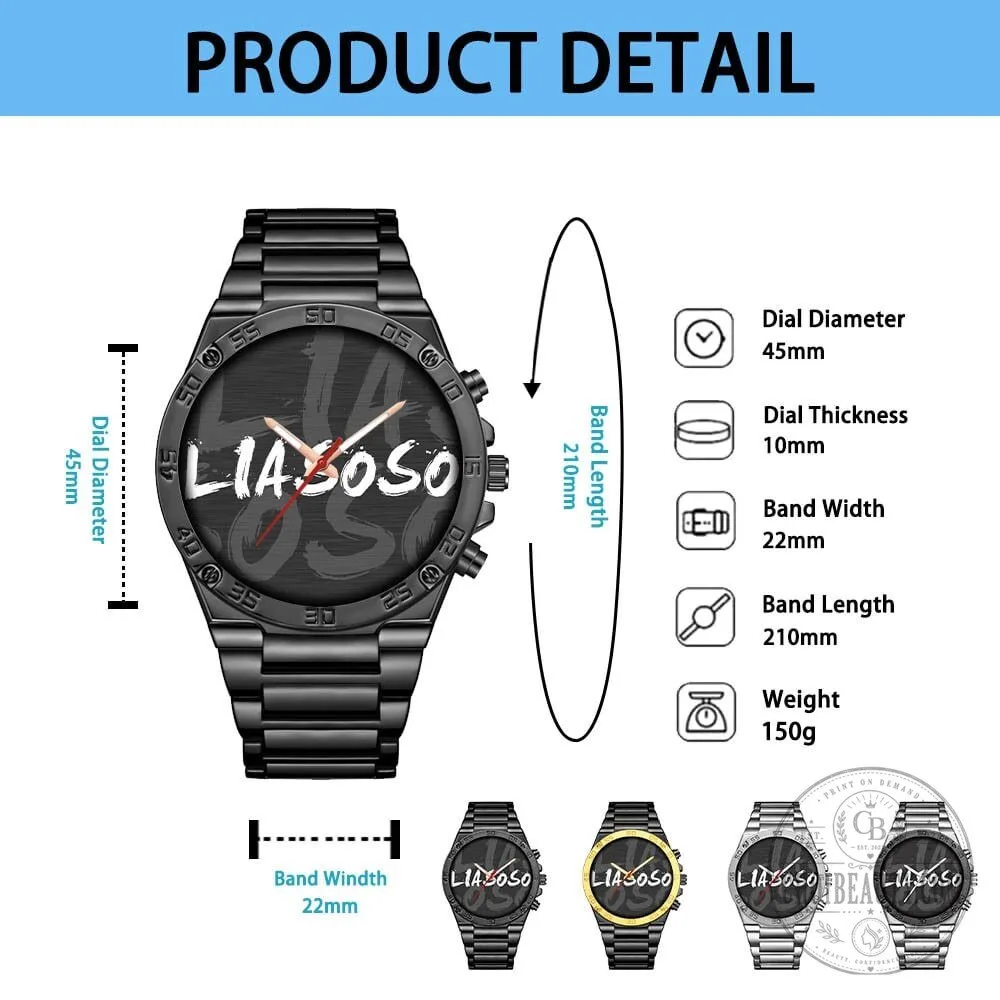 Buick Custom Name Elegant Fashion Design Stainless Steel Watch 13 Buick Custom Name Elegant Fashion Design Stainless Steel Watch
