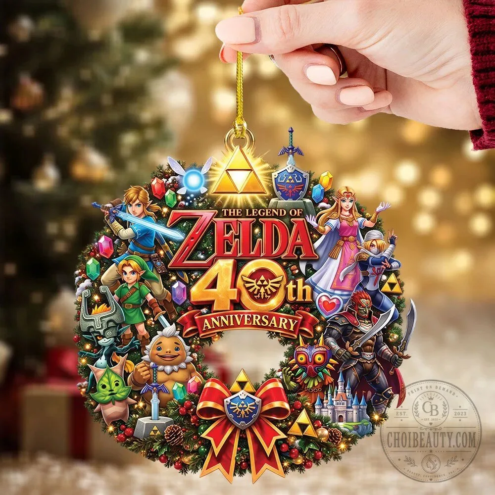 Zelda 40th Anniversary Ornament for Your Christmas Tree 5 Zelda 40th Anniversary Ornament for Your Christmas Tree