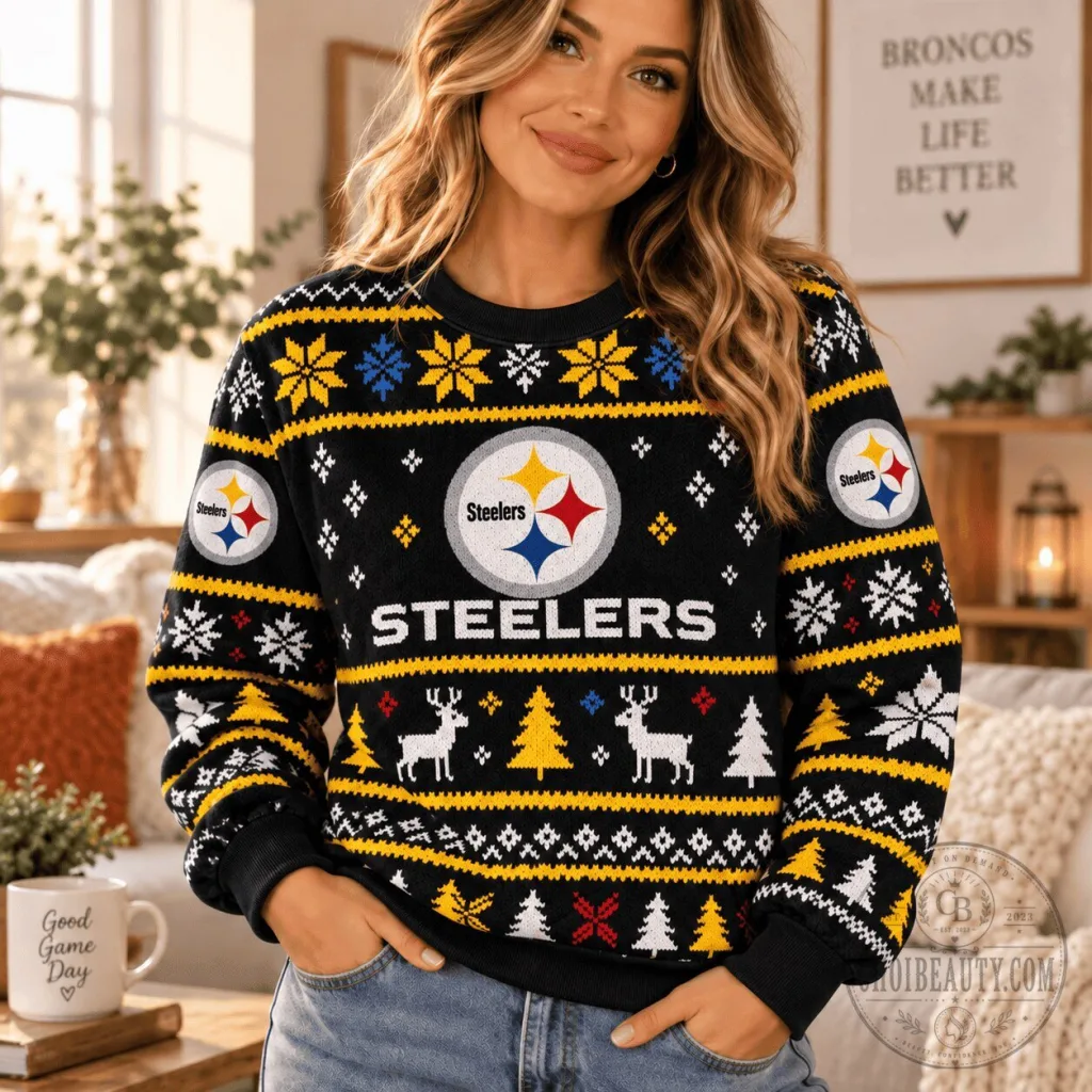 Pittsburgh Steelers Ugly Christmas Sweater for Football Fans Pittsburgh Steelers Ugly Christmas Sweater for Football Fans