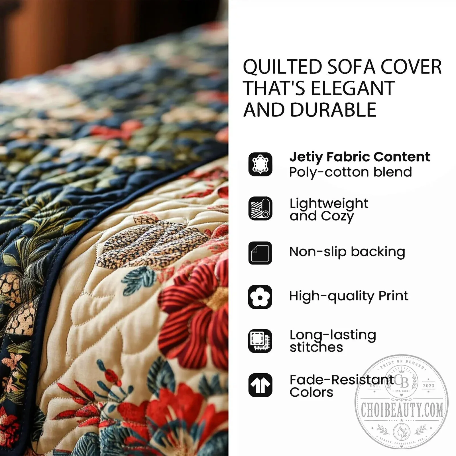 Vibrant Guitar Music Themed Quilted Sofa Cover for Living Room Decor 18 Vibrant Guitar Music Themed Quilted Sofa Cover for Living Room Decor