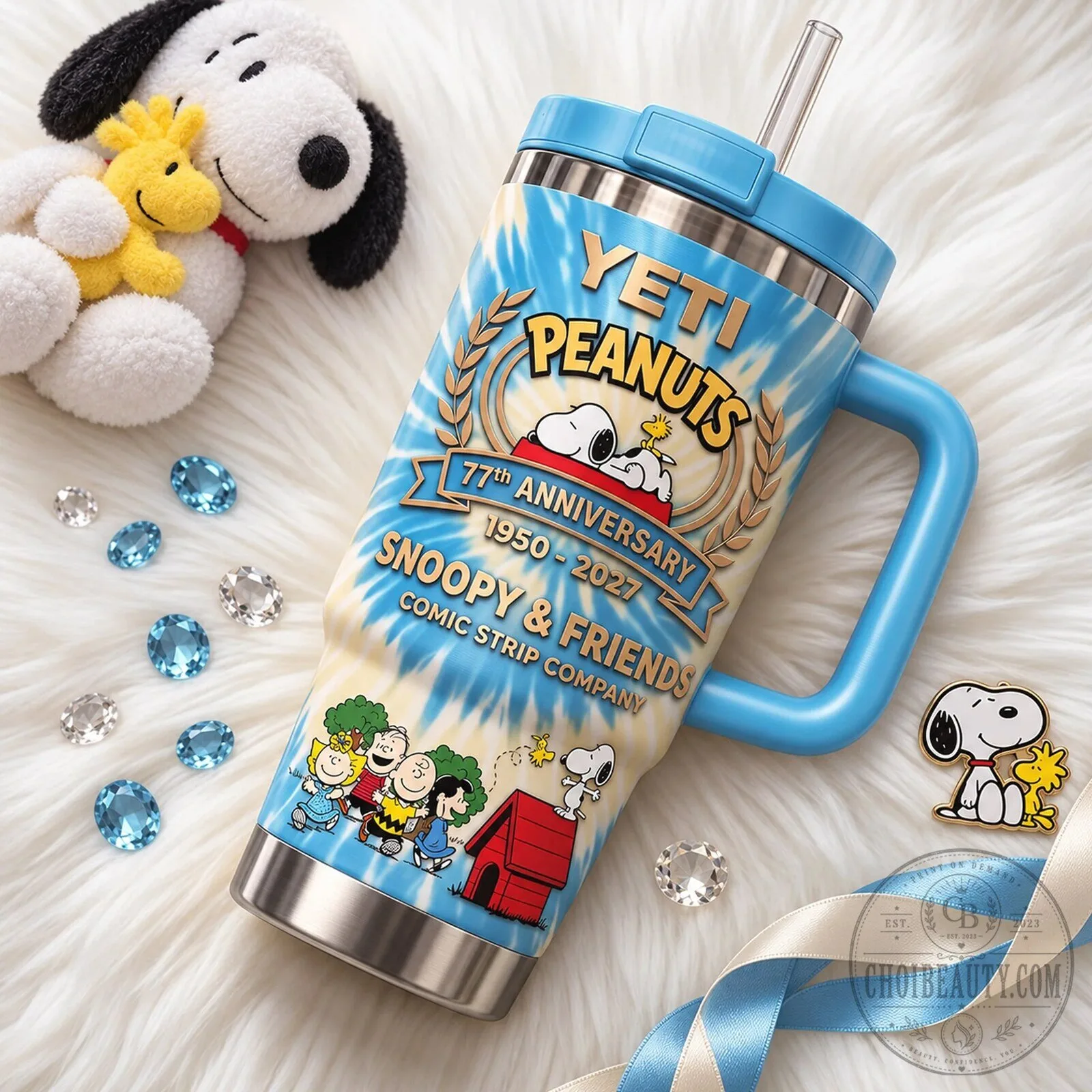 Snoopy Peanuts 77th Anniversary Comic Strip Company Insulated Tumbler 8 Snoopy Peanuts 77th Anniversary Comic Strip Company Insulated Tumbler