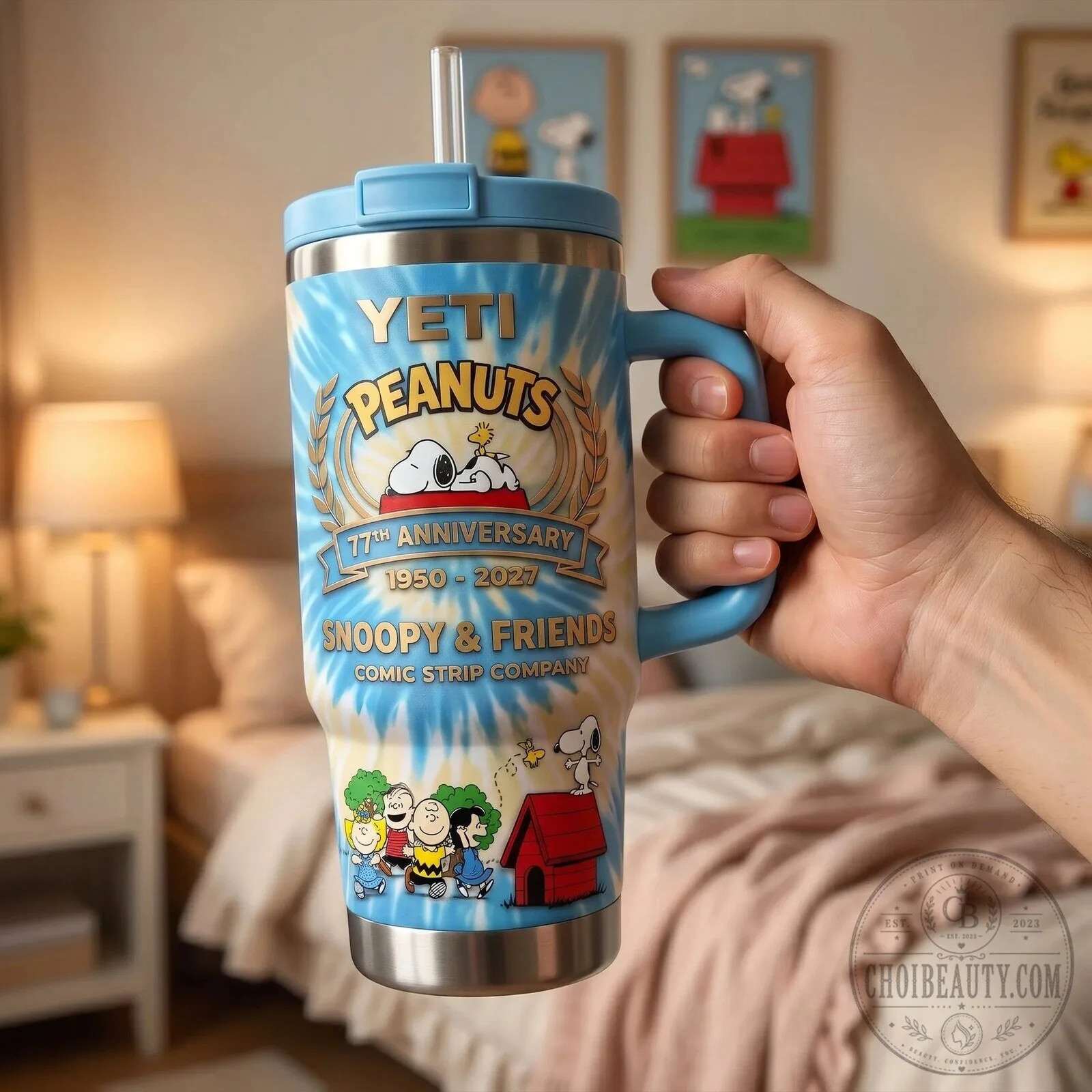 Snoopy Peanuts 77th Anniversary Comic Strip Company Insulated Tumbler 9 Snoopy Peanuts 77th Anniversary Comic Strip Company Insulated Tumbler