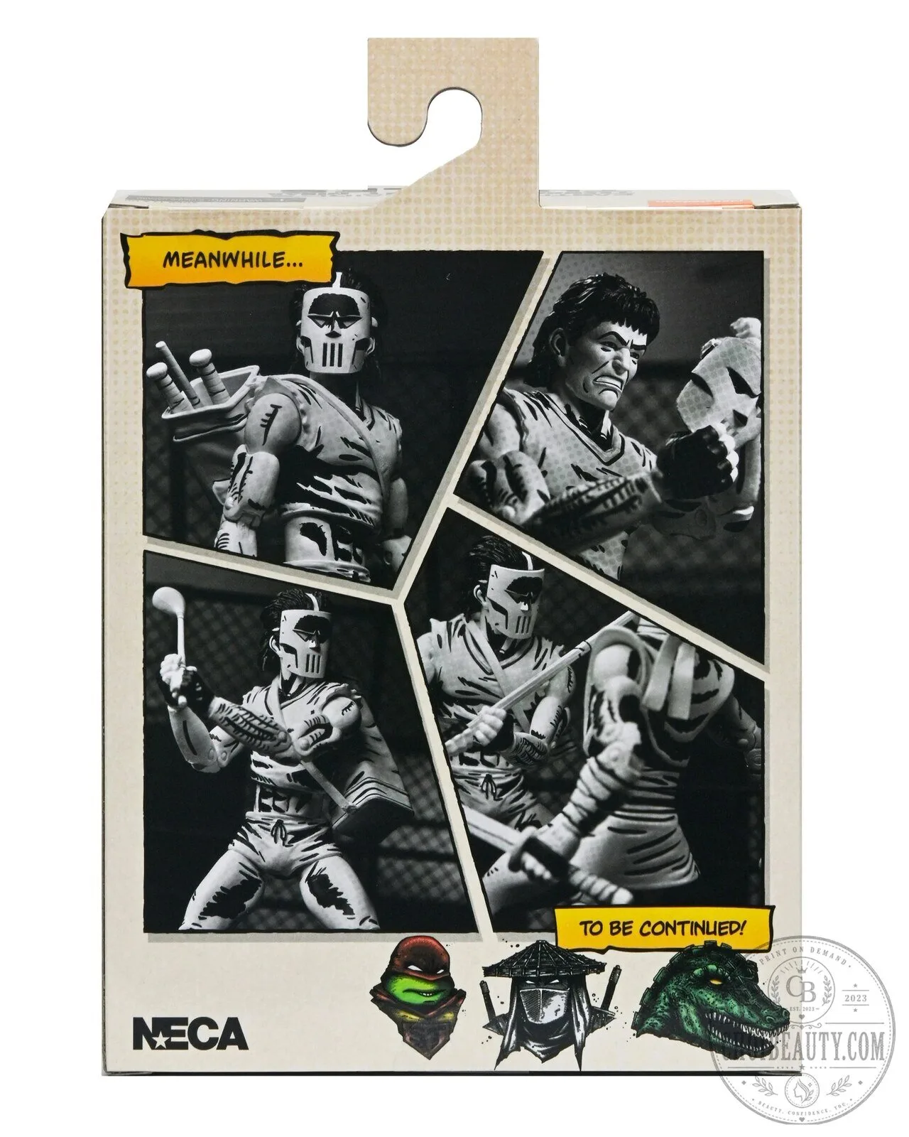 Teenage Mutant Ninja Turtles Casey Jones Black and White Action Figure Collectible 25 Teenage Mutant Ninja Turtles Casey Jones Black and White Action Figure Collectible