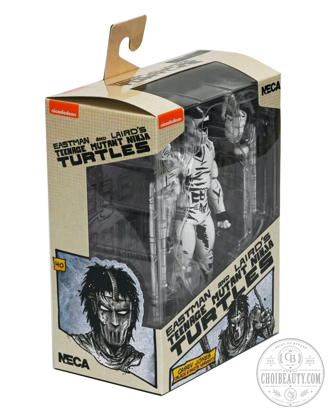 Teenage Mutant Ninja Turtles Casey Jones Black and White Action Figure Collectible 26 Teenage Mutant Ninja Turtles Casey Jones Black and White Action Figure Collectible