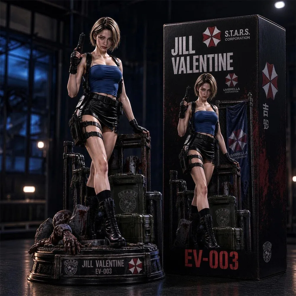 Resident Evil Jill Valentine Collectible Action Figure Statue