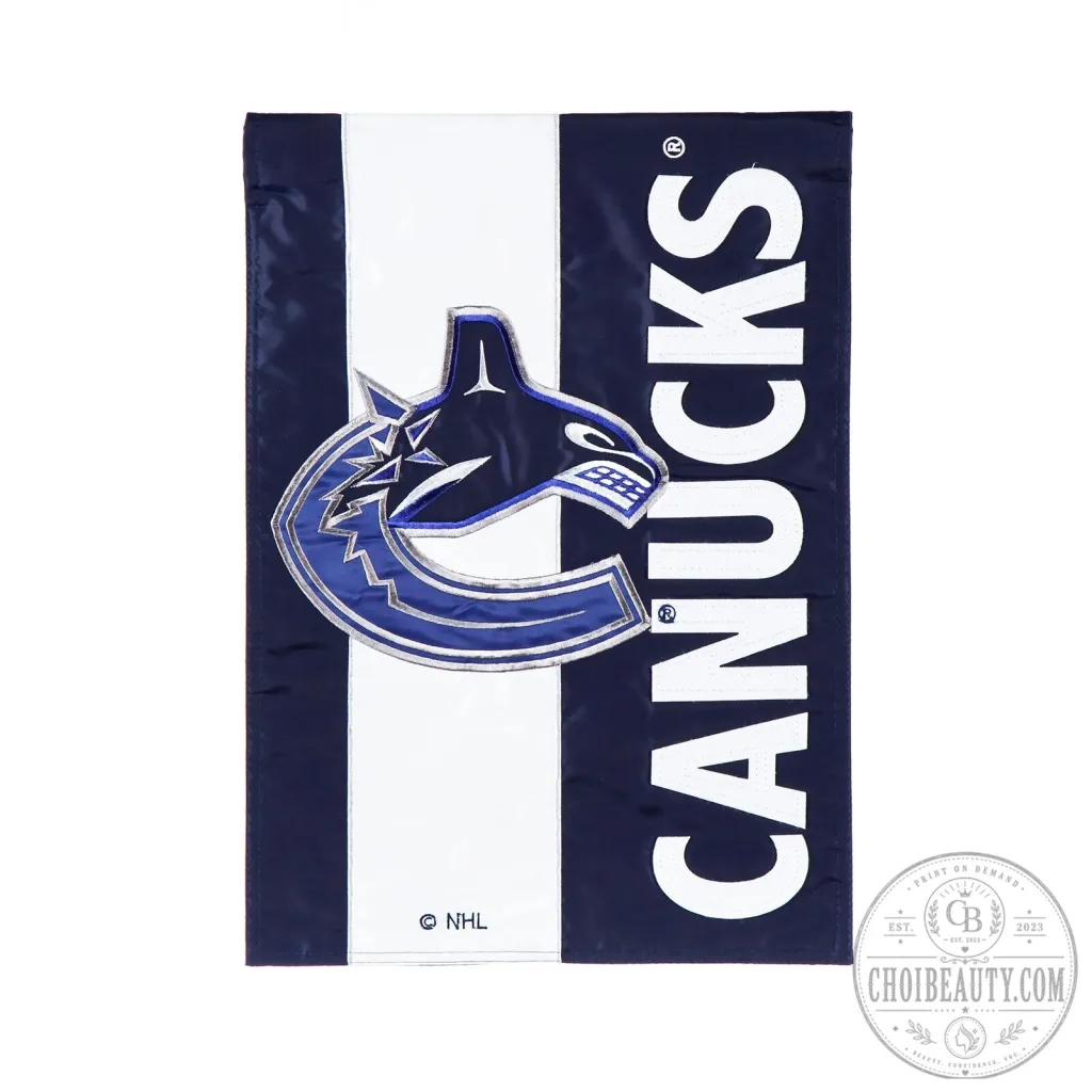 Vancouver Canucks NHL Hockey Team Logo Vertical Outdoor Garden Flag Vancouver Canucks NHL Hockey Team Logo Vertical Outdoor Garden Flag
