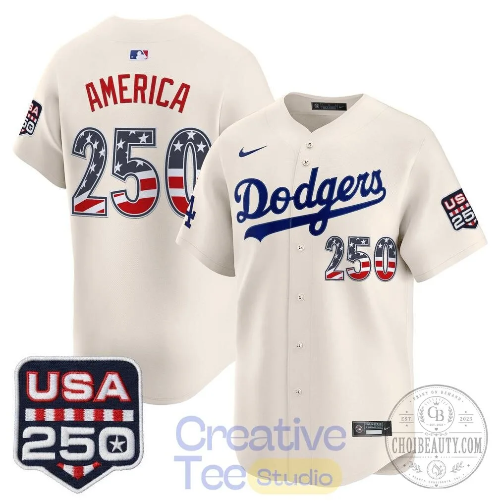 Los Angeles Dodgers America 250th Fourth of July Special Baseball Jersey 9 Los Angeles Dodgers America 250th Fourth of July Special Baseball Jersey